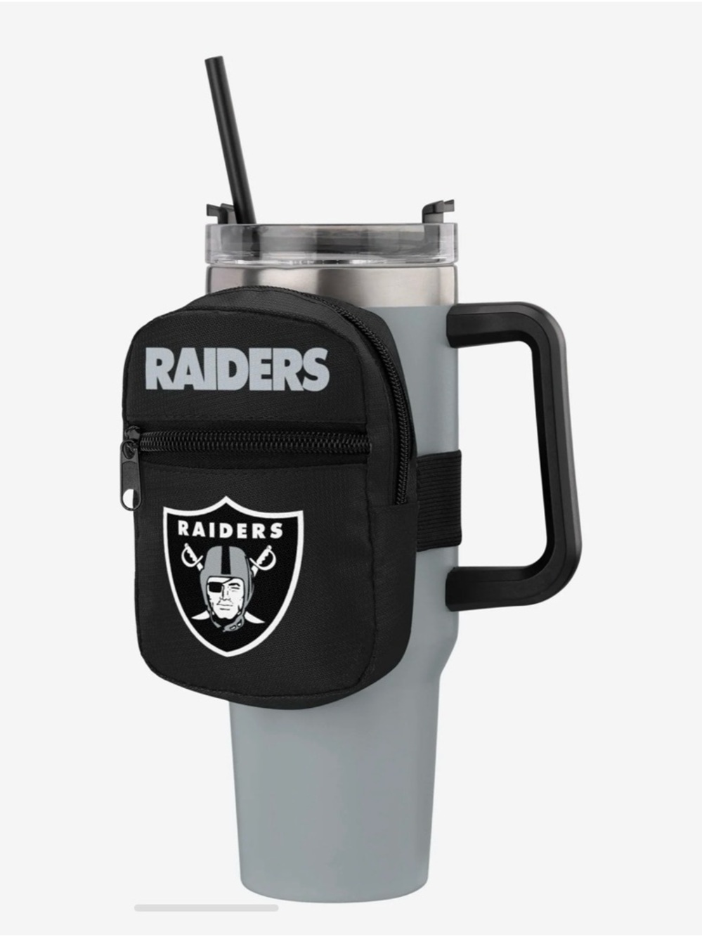 NFL Raiders Tumbler Fanny Pack